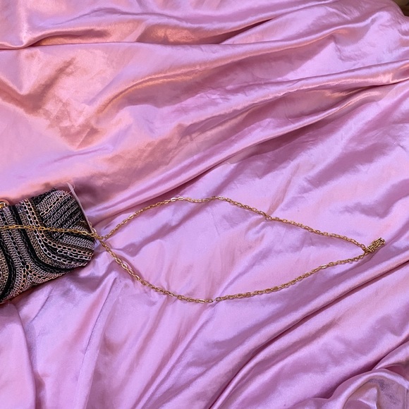 VINTAGE Beaded NEW WITH TAGS Black and Gold Purse - Picture 6 of 6